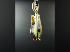 10KN 타워 에렉션 도구 세 바퀴 강철 호스팅 패클 가화 된 강철 프레임