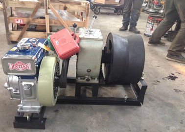 주문 3 강철 밧줄로 오는 톤 6HP 디젤 엔진 고압선 윈치 끌어당기는 사람 online manufacture