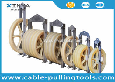 주문 660mm 나일론 바퀴를 가진 활차 장치를 묶는 직경에 의하여 묶이는 지휘자 폴리 online manufacture