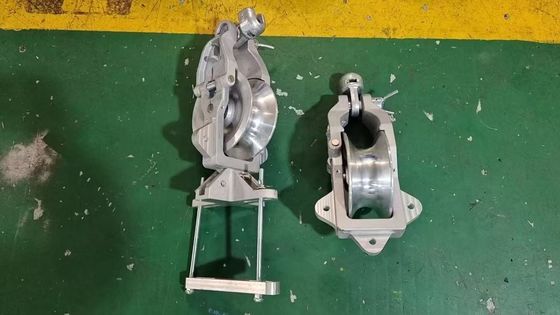 주문 Φ178×76 송전선 케이블 설치 롤리용 10KN 등급 부하를 가진 Crossarm 장착 스턴딩 블록 online manufacture