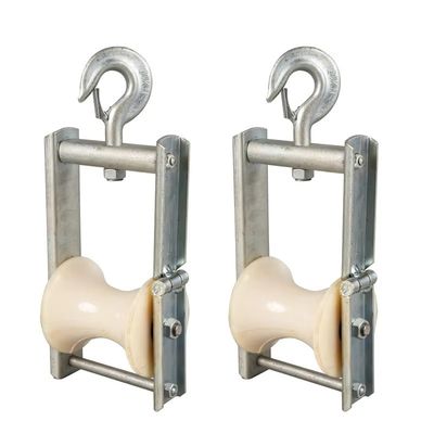 주문 알루미늄 나일론 셰이브 블록과 함께 내구성이 높은 공기 케이블 당기는 롤러 online manufacture