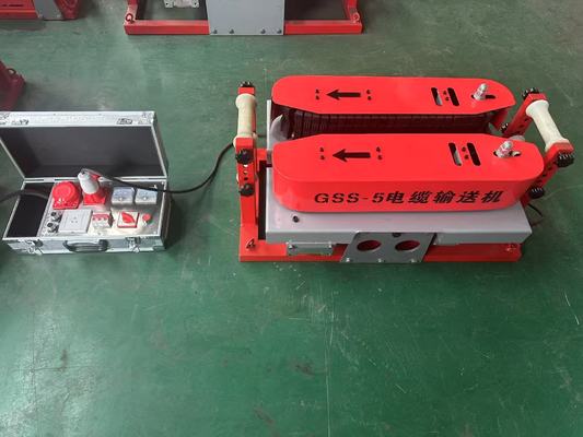 주문 DSJ 180 Electric Cable Pulling Machine with 1KN Capacity for 30-200mm Cables and 6/8 Pulling Speed online manufacture