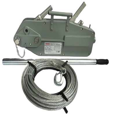 주문 0.8Ton Capacity Manual Lever Winch with 20M Lifting Height and 1 Year Warranty for Construction Hoist online manufacture