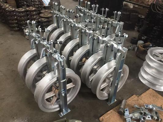 주문 알루미늄 셰이브 스트링링 펄리 블록, 부식 내성 가설 표면과 높은 부하 용량 online manufacture