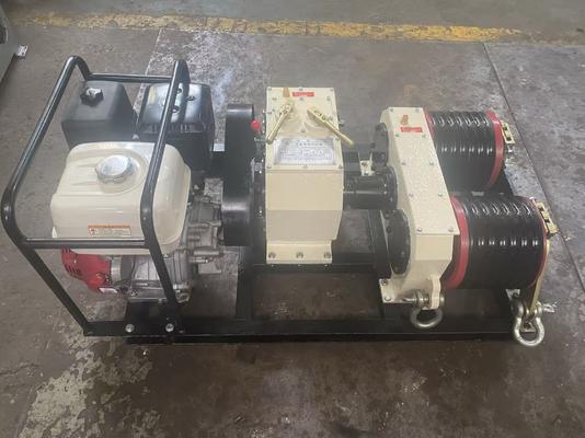 주문 13HP Honda Gasoline Cable Winch Puller with 26m/min Lift Speed and 10m Maximum Lifting Height online manufacture