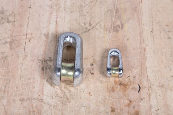 주문 50kN U자형 보강 디자인 및 고품질 합금강을 사용한 고하중 파일럿 와이어 커넥터, 안전한 케이블 인발용 online manufacture