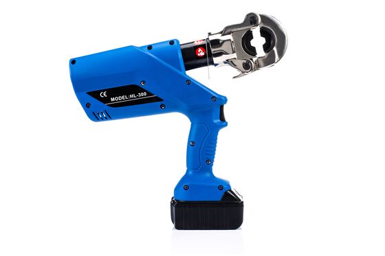 주문 60KN 압착력 및 10-300mm² 범위의 구리 및 알루미늄 파이프용 휴대용 유압 압착기 | 18V 배터리 전원 배관 프레스 도구 online manufacture