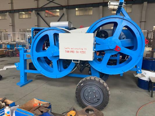 주문 40KN Hydraulic Conductor Tensioner with 5-Groove Design for Efficient Cable Stringing online manufacture