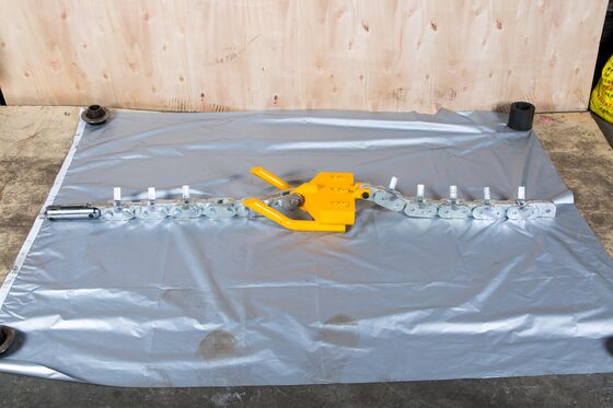 주문 100kN Load Capacity Balancing Running Board for Triple-Bundle Conductors - Heavy-Duty Line Stringing Guide Tool online manufacture