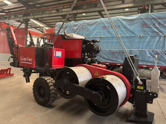 주문 SA-YQ180 180kN 최대 당기는 힘, 고급 수압 시스템 및 전력 라인 건설을 위한 고효율의 디젤 엔진 online manufacture