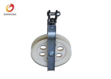 주문 공구 5-55kN 정격 부하를 묶는 단 하나 Sheave 밧줄 활차 장치 전송선 online manufacture