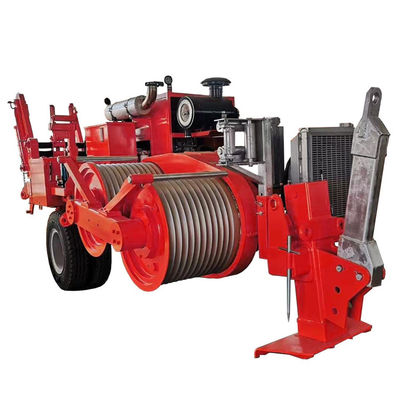 주문 250KN 유압 케이블 풀러, 960mm 견인 휠 및 송전선 건설용 5km/h 최대 속도 online manufacture