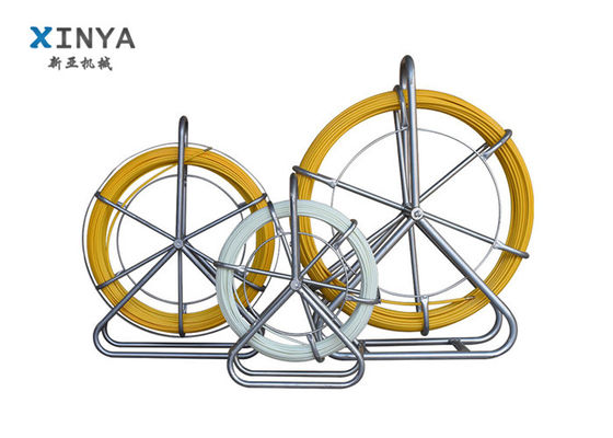 4mm 지름 150m 길이 유리섬유로 강화된 플라스틱으로 지하 케이블을 당기기 위한 유리섬유 도트 로더