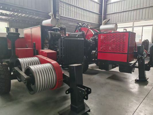 SA-YQ60 60KN 스턴딩 선도자를 위한 디젤 엔진을 가진 수압 케이블 당기기