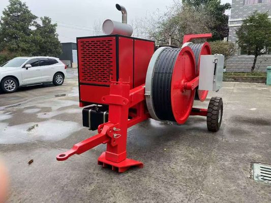 디젤 엔진 및 전자 제어 방식의 케이블 가선용 2x50KN 연속 인장 유압 텐셔너