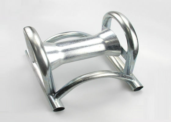 효율적인 케이블 설치를 위해 10KN 등급 부하를 가진 진크 접착 철강 브릿지형 케이블 롤러